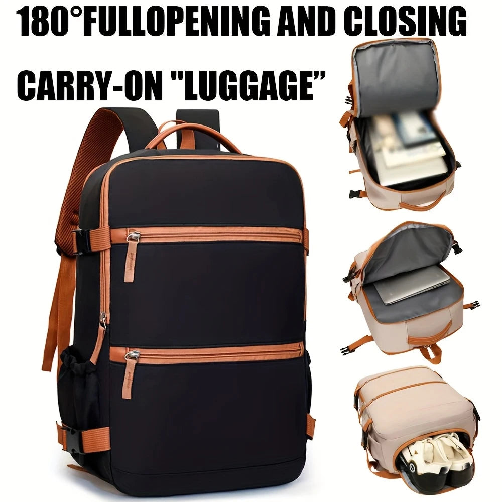 Zaino Unisex Multifunzione – Grande Capacità, Elegante e Perfetto per Viaggio e Lavoro